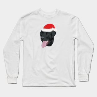 Christmas Black Lab Long Sleeve T-Shirt